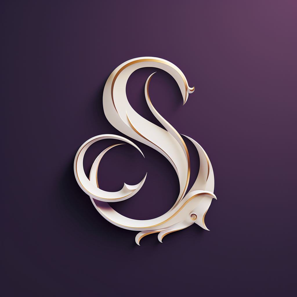 Stylish intertwined CS logo design