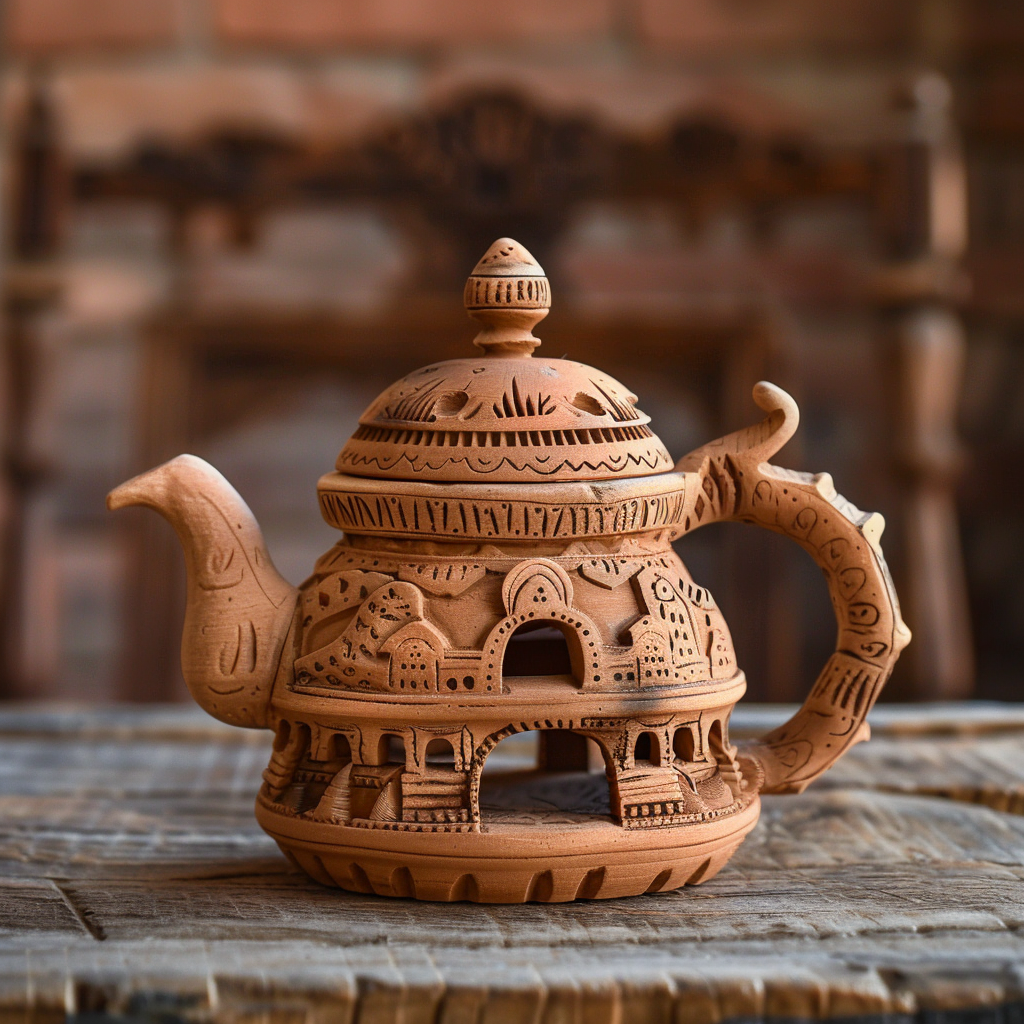 Inverted Temple Teapot