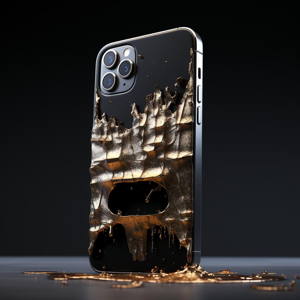 Damaged iPhone 15 Pro Era Render