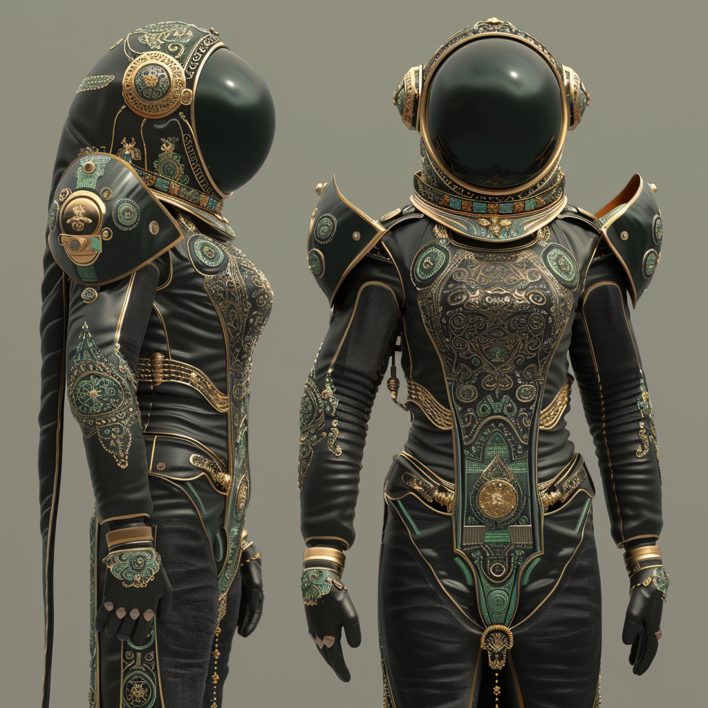 Iran space suit design 2035