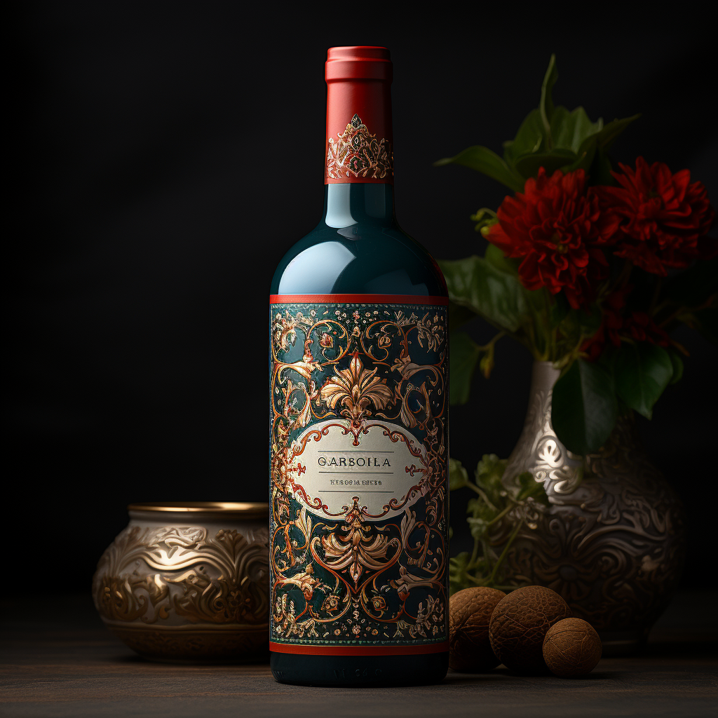 Iran Style Wine Label