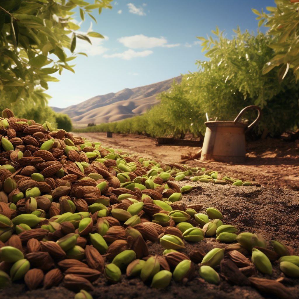 Iranian Pistachio Farm Image