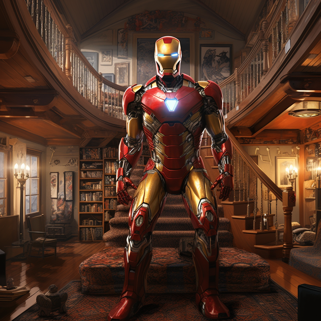 Iron Man Jarvis House AI Image