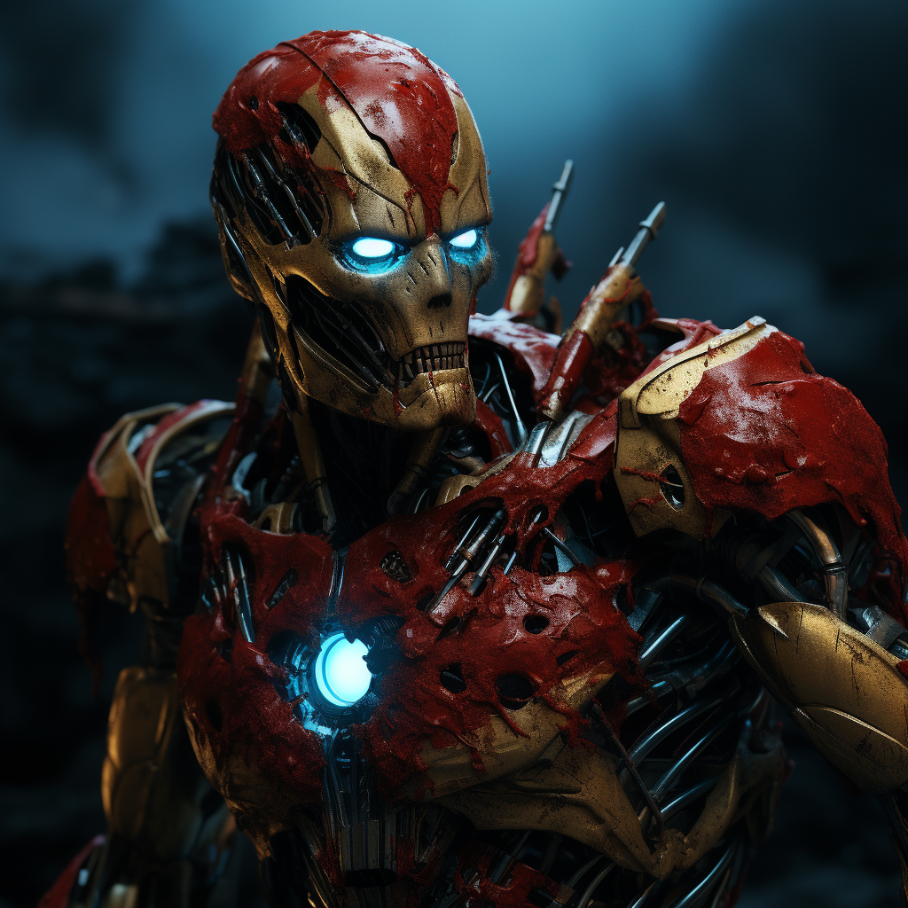 Iron Man Zombie: Fear-inducing undead superhero