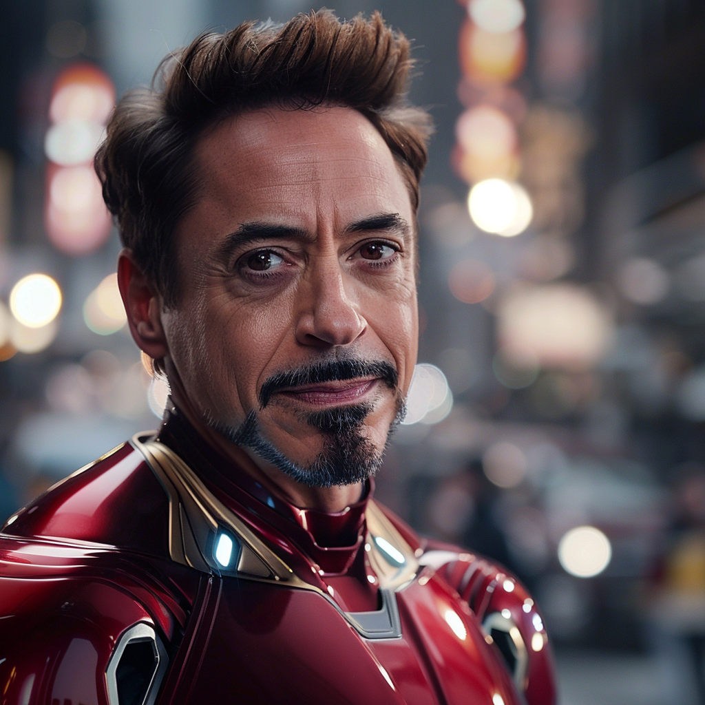 Iron Man Winking Smiling Love