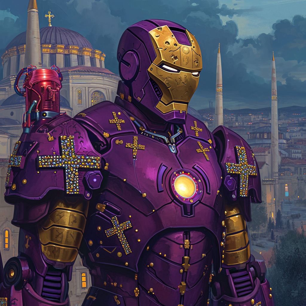 Byzantine Ironman Armor Illustration