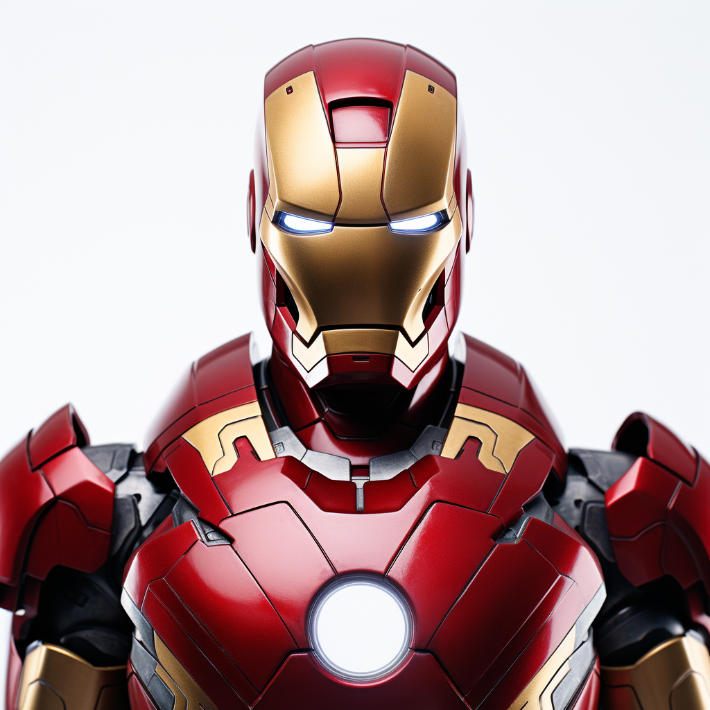 Close-up of Ironman's head