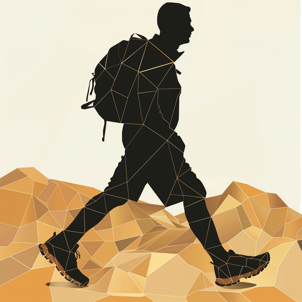 Gait Data Pictogram on Irregular Terrain