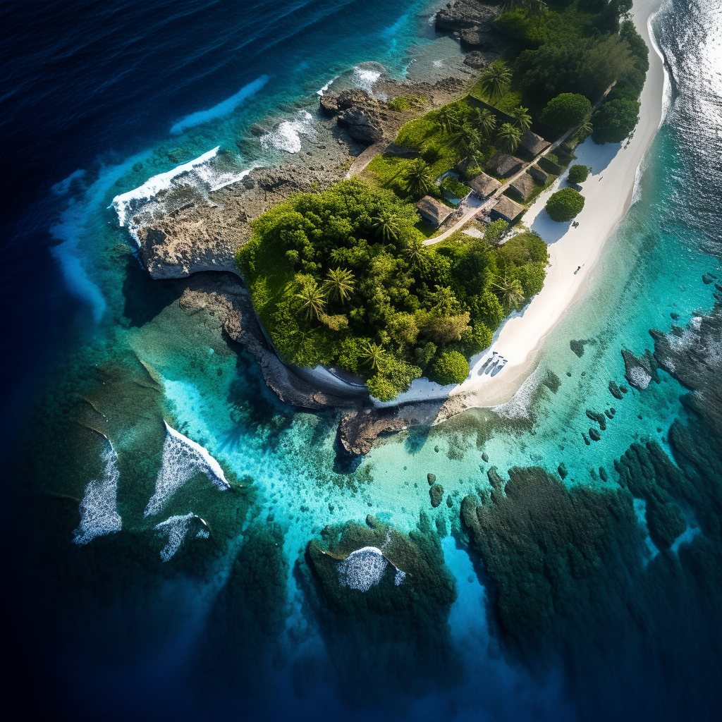 Breathtaking Island Aerial Views