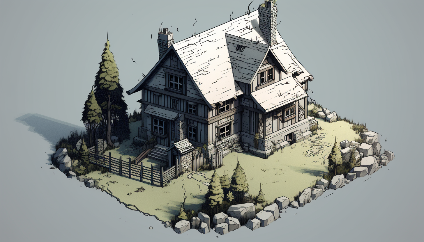 Isometric Cottage Cutthrough