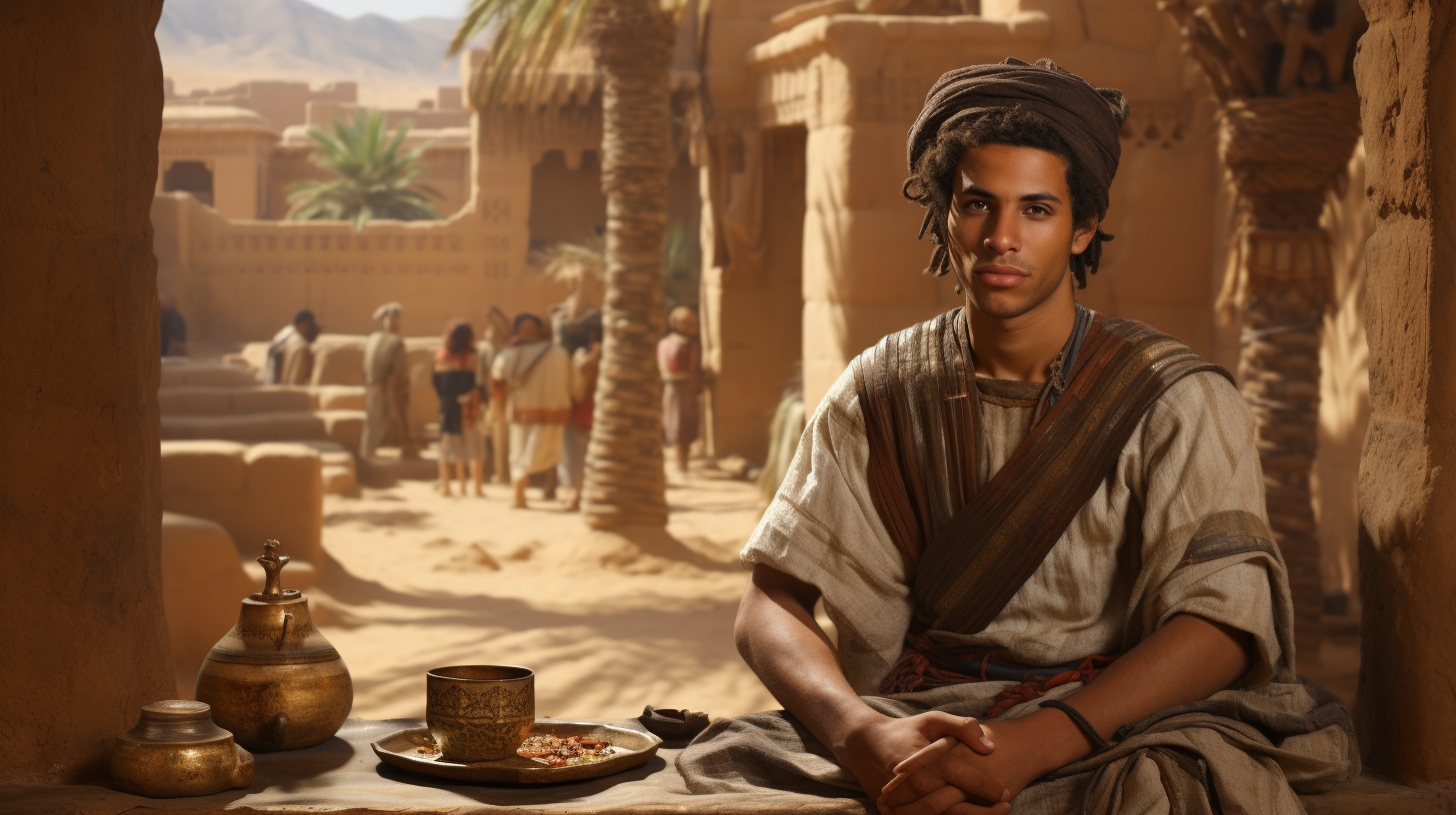 Young Israelite Man in Ancient Babylon