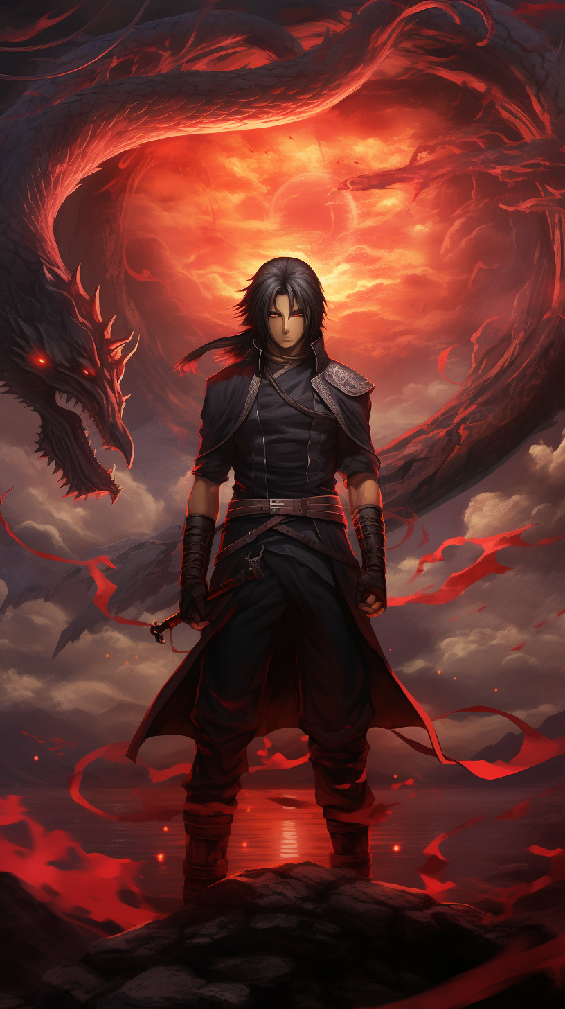 Itachi Uchiha with Dragon Characteristics