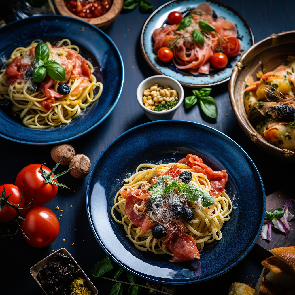 Mouthwatering Italian Food Menu