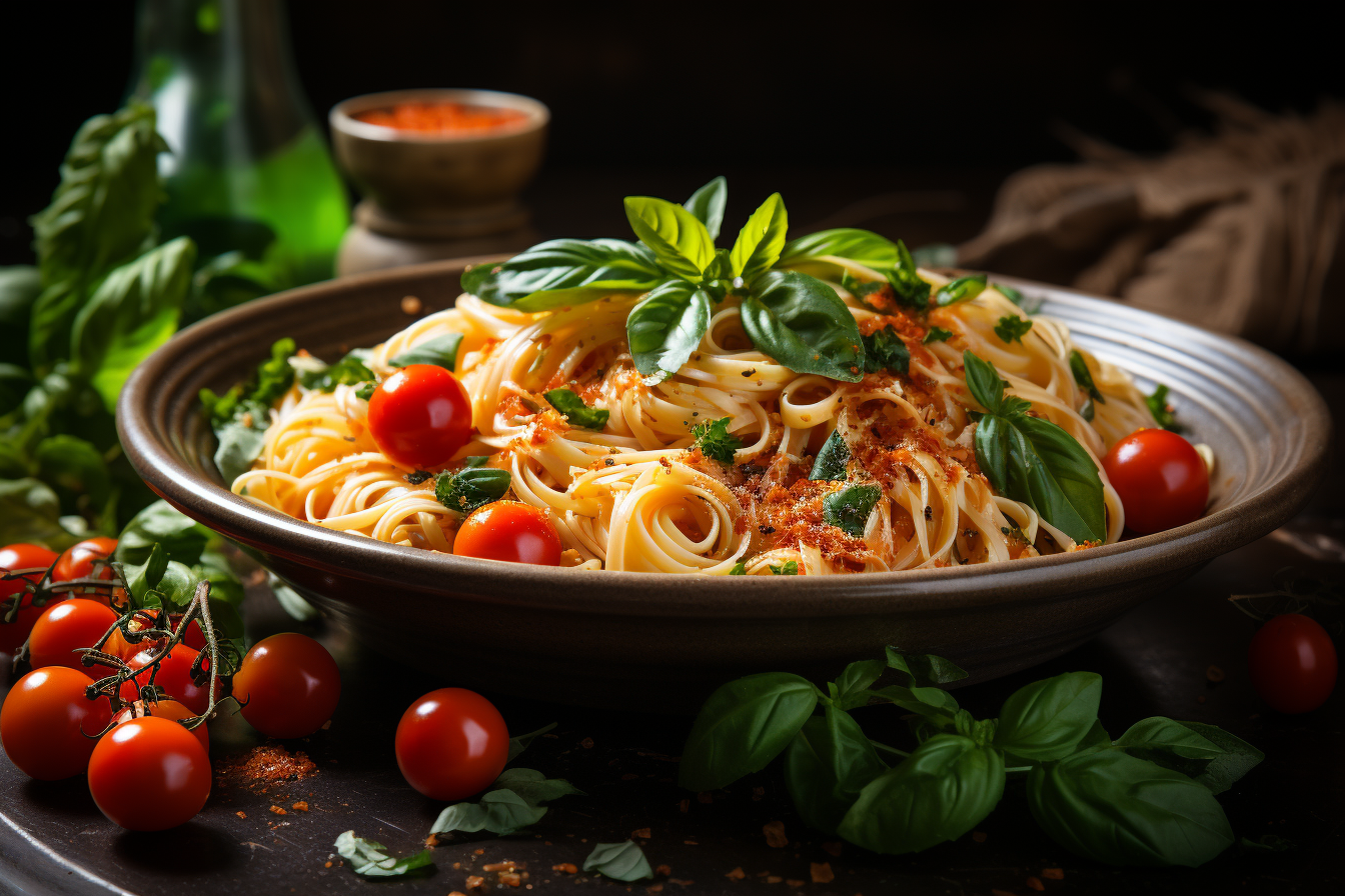 Tasty Italian Noodles with Fresh Herbs