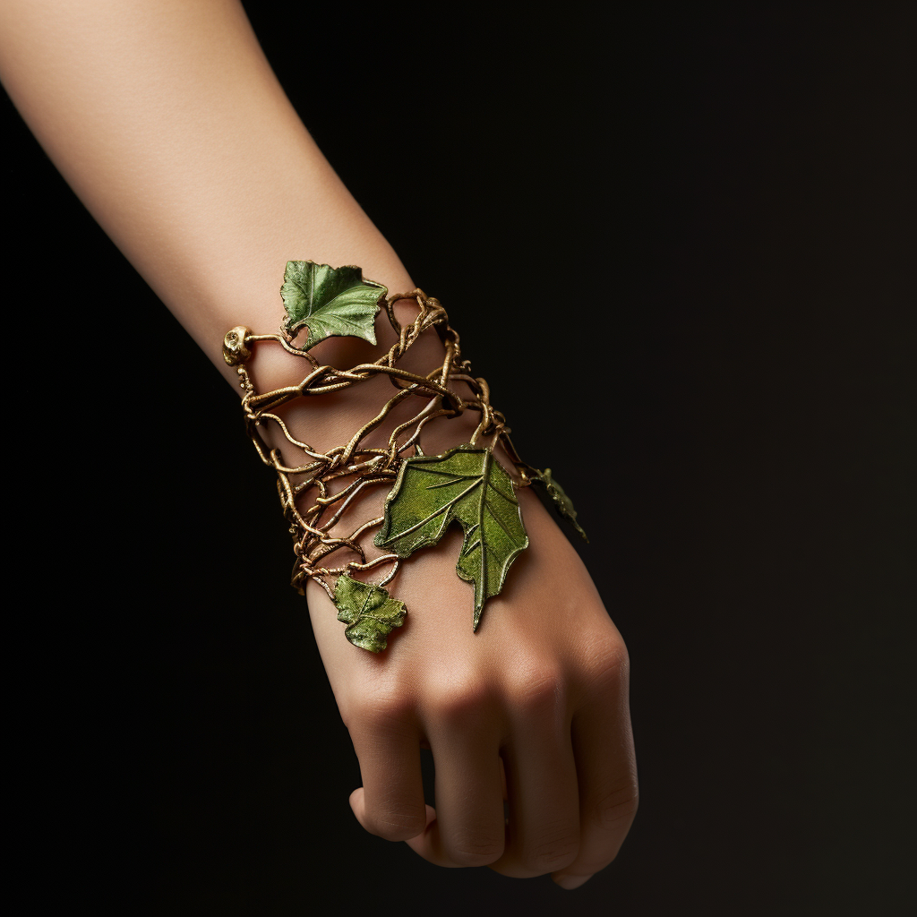 Fashionable ivy arm cuff design