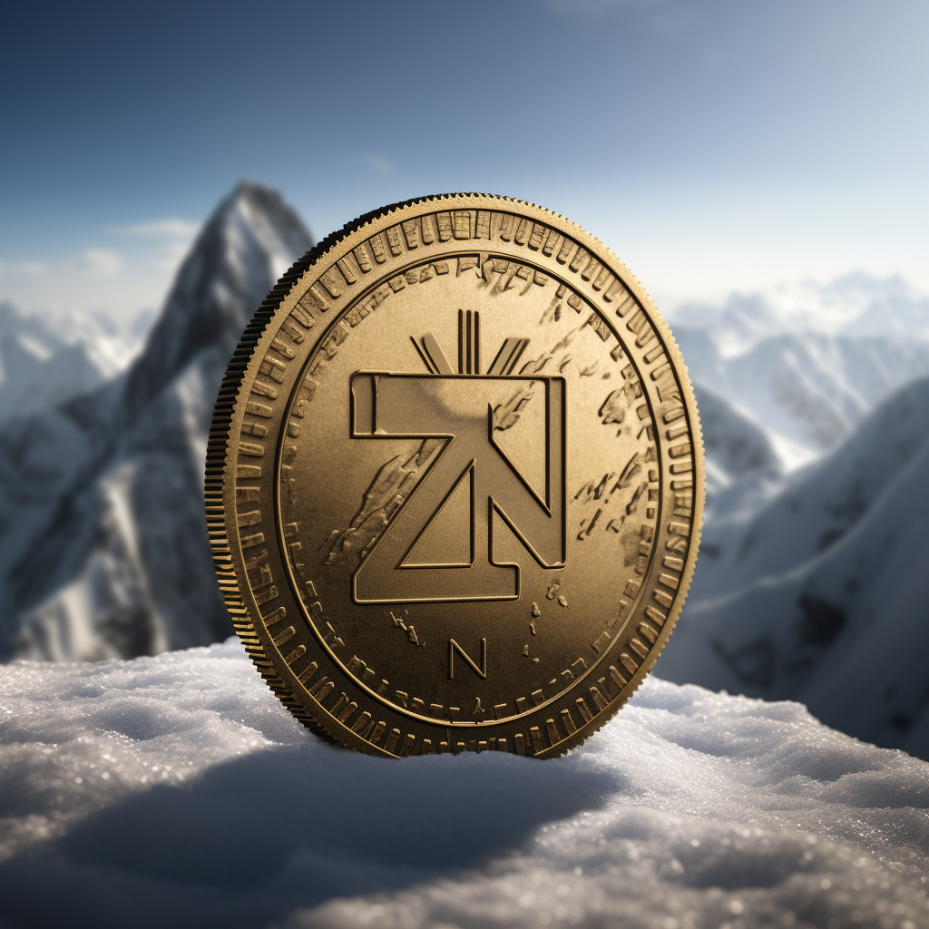 IZN Coin Snow Mountain