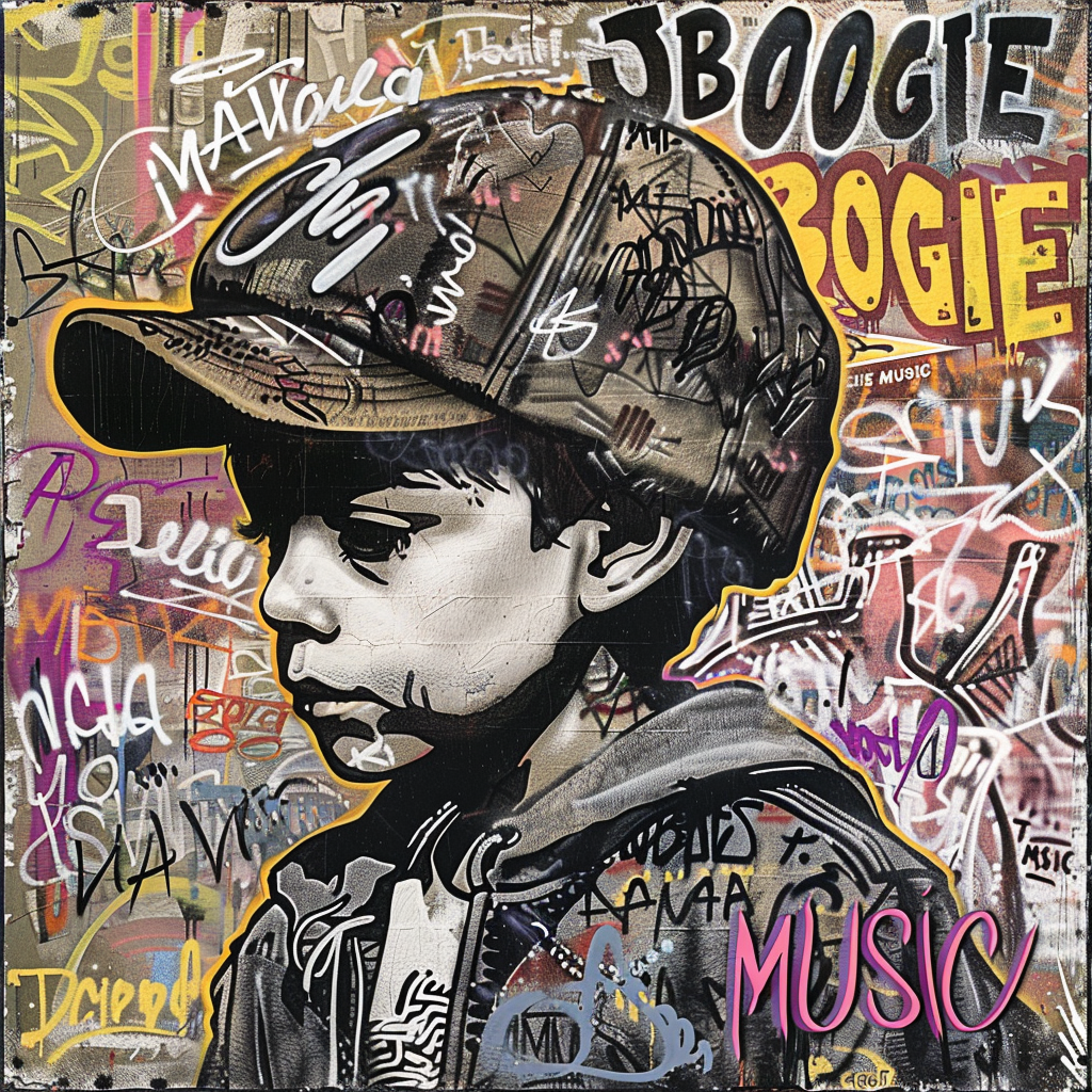 J Boogie Music Graffiti Art