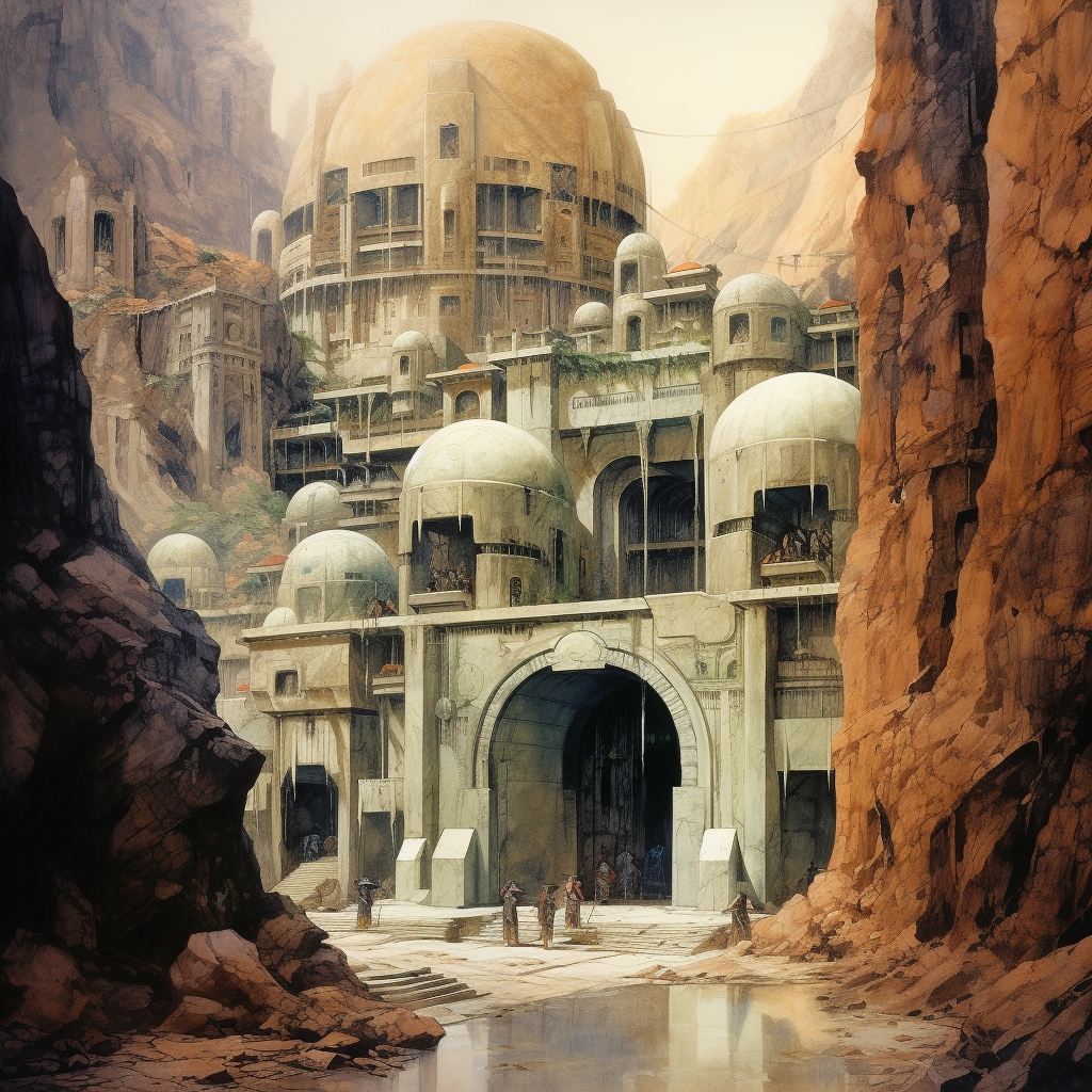 Jabbas Palace Star Wars Fantasy Art