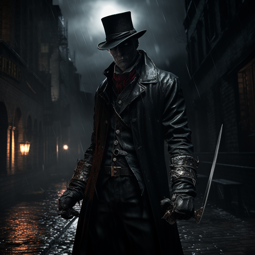 Realistic Jack the Ripper with Knife