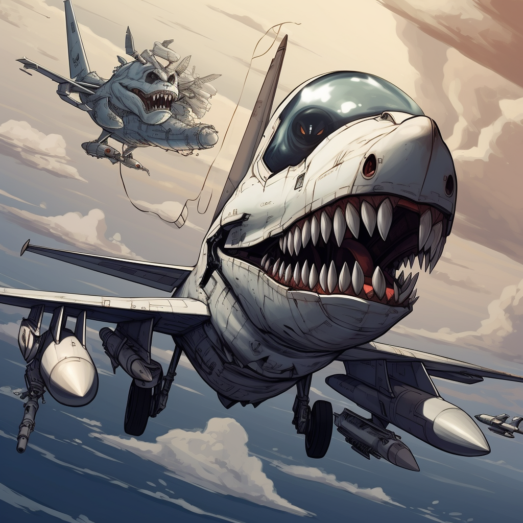 Jack Skellington and Zero in F-35 Lightning