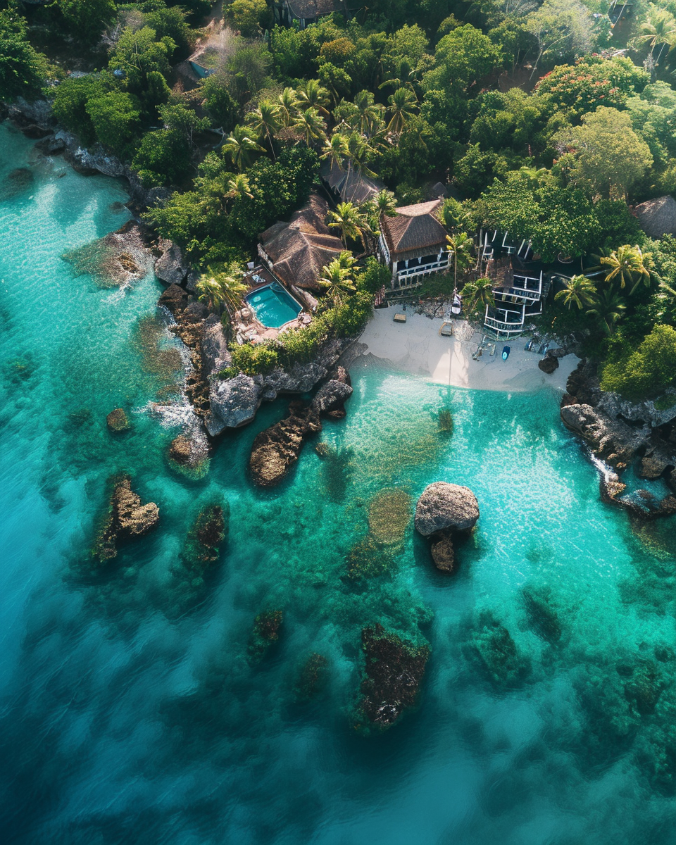 Jamaica drone photography by Canon EOS