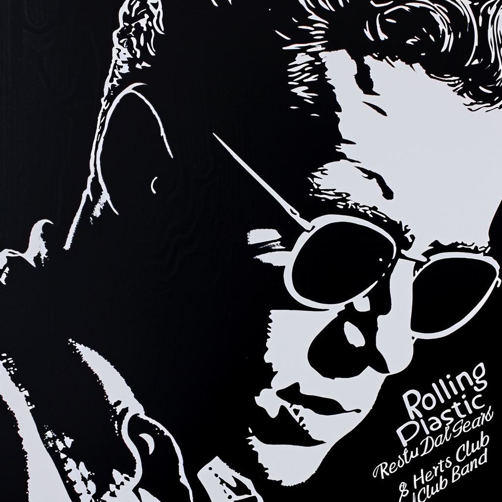 James Dean Silhouette Close Up