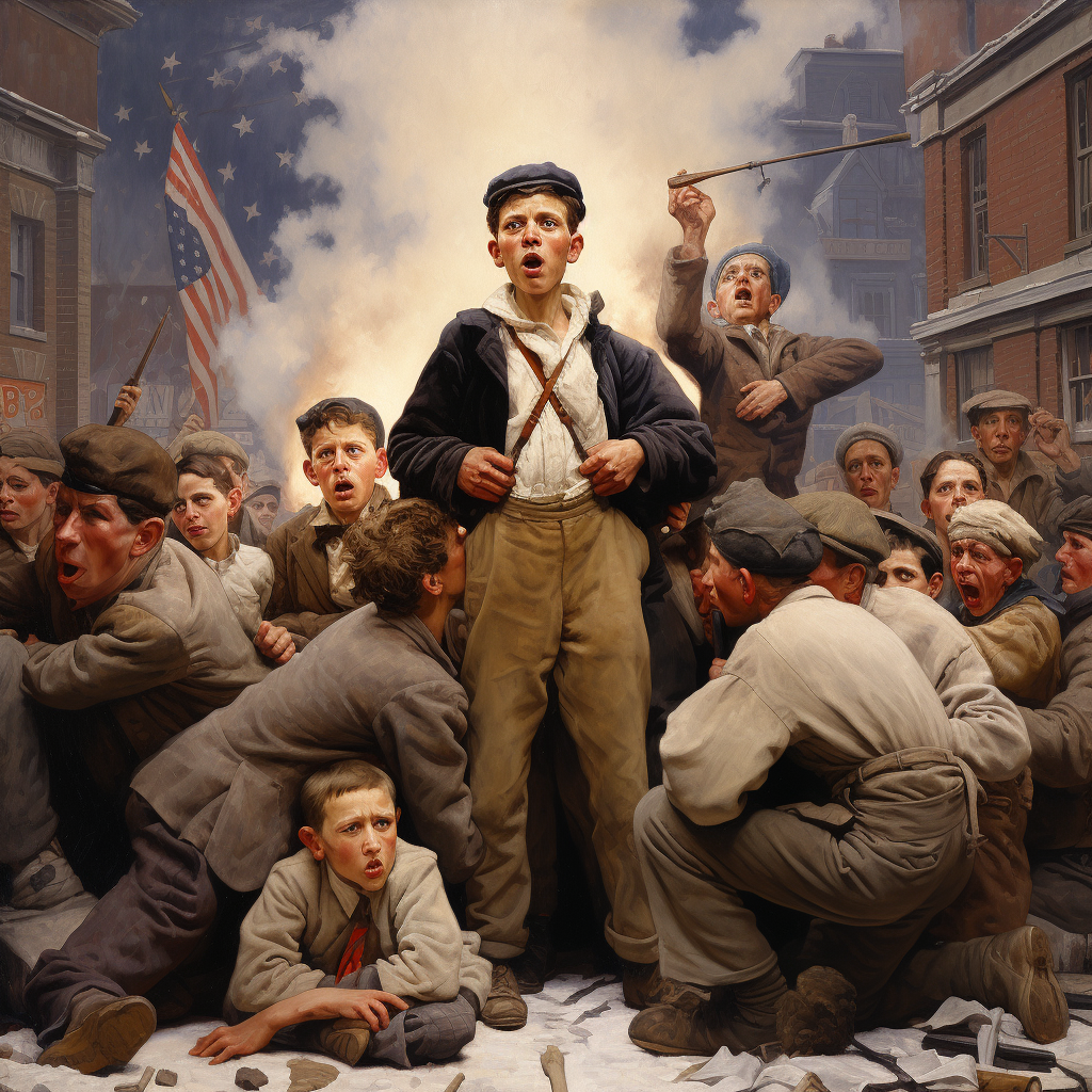 Norman Rockwell's January 6th Insurrection painting  ?