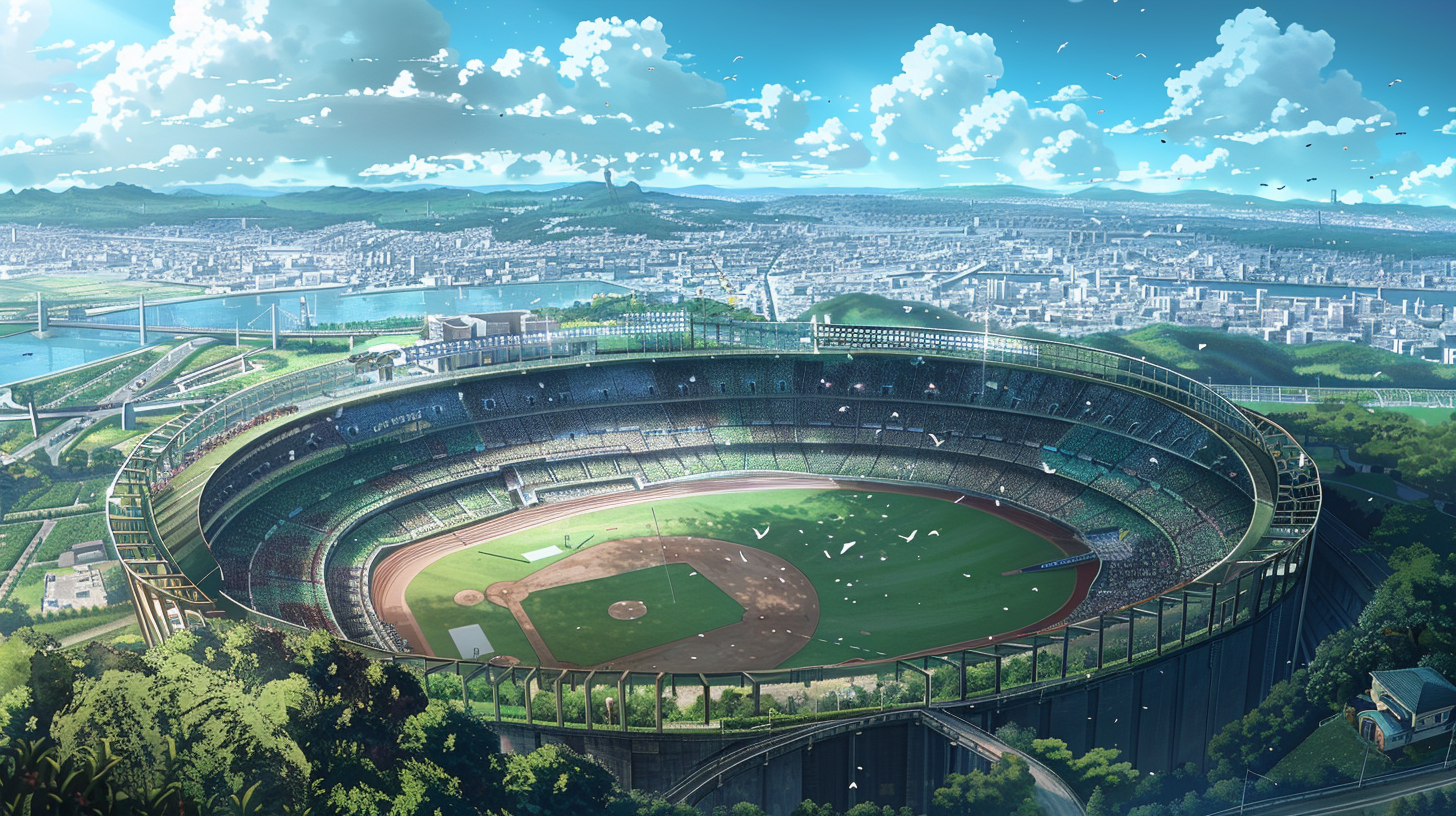 Anime Stadium Top View