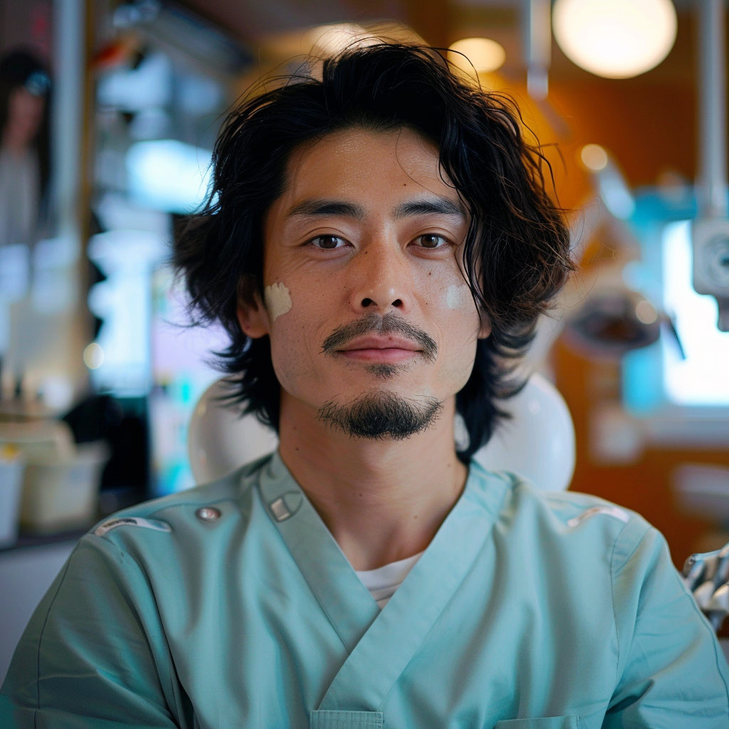 Japanese dentist 38 years old