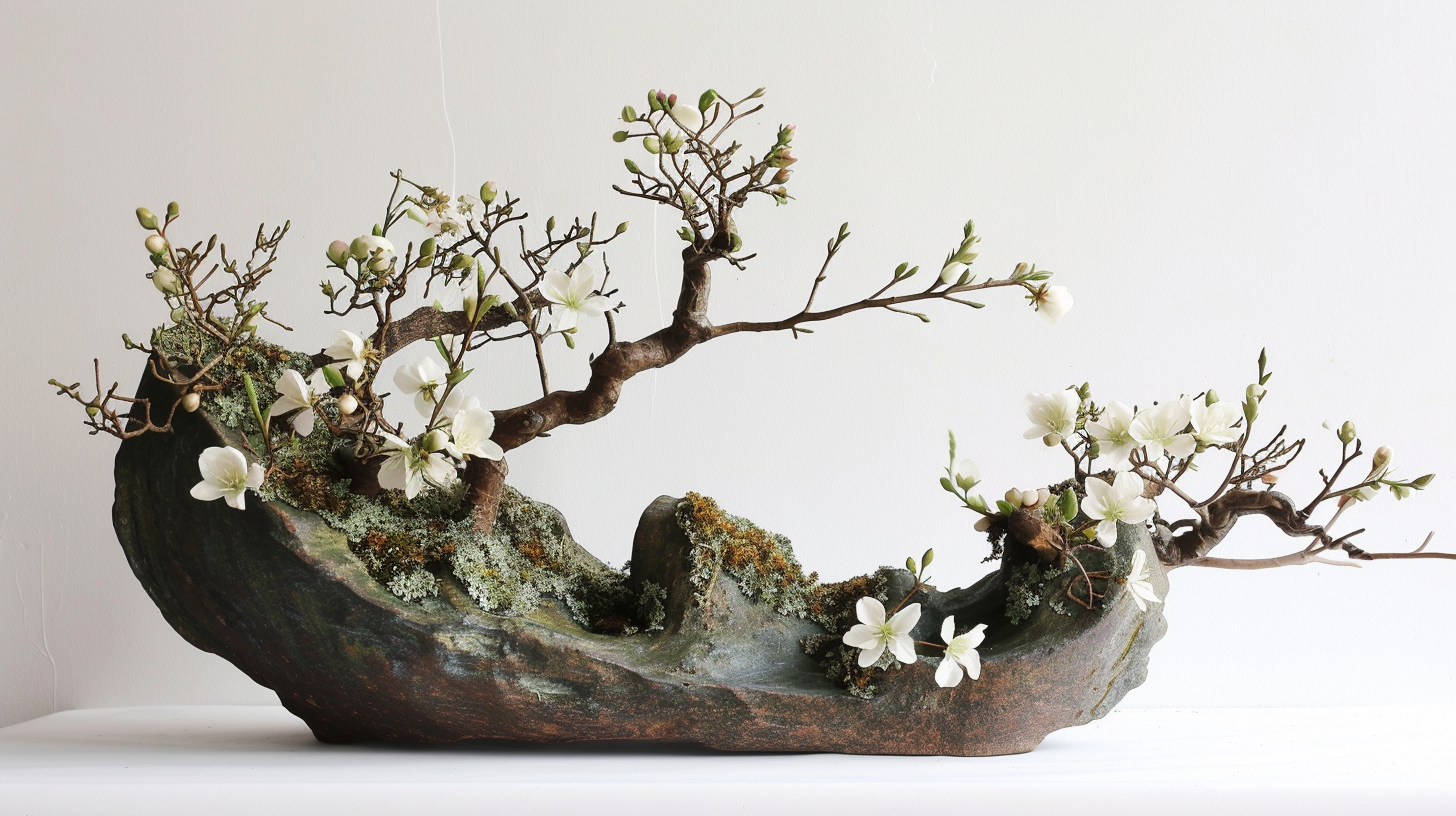 Japanese floral arrangement by Stephan Kojiri