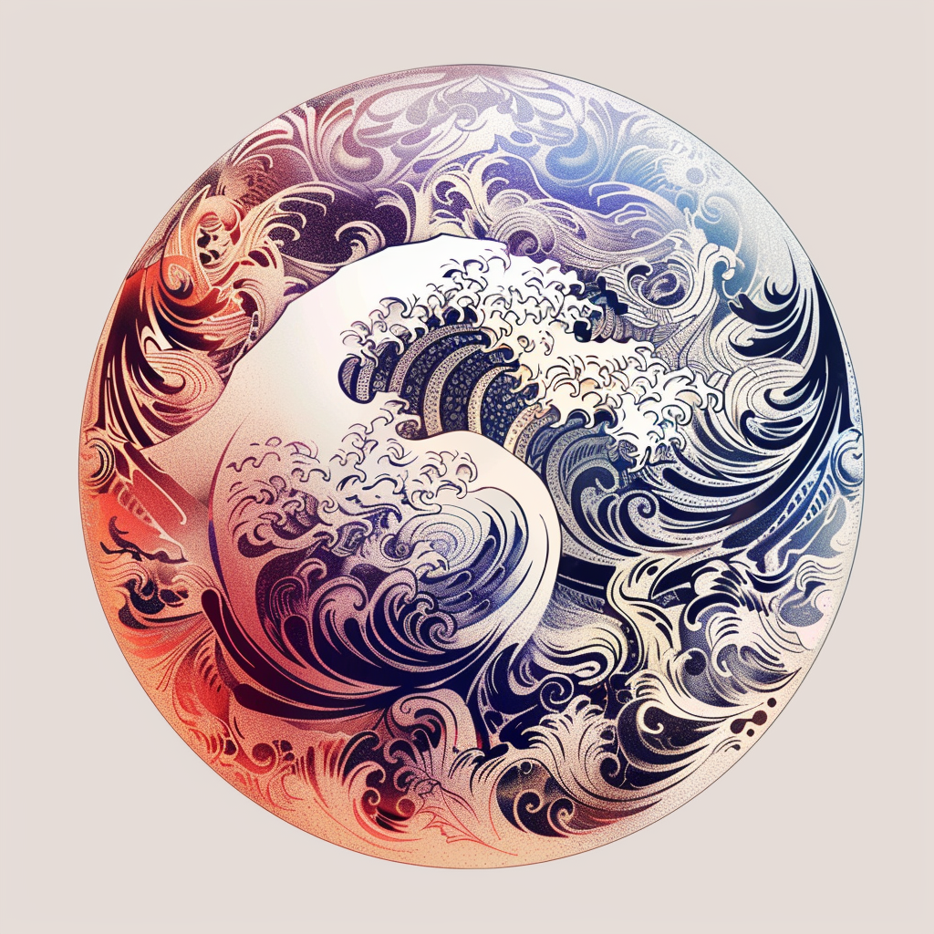 Japanese Design Ball Circle