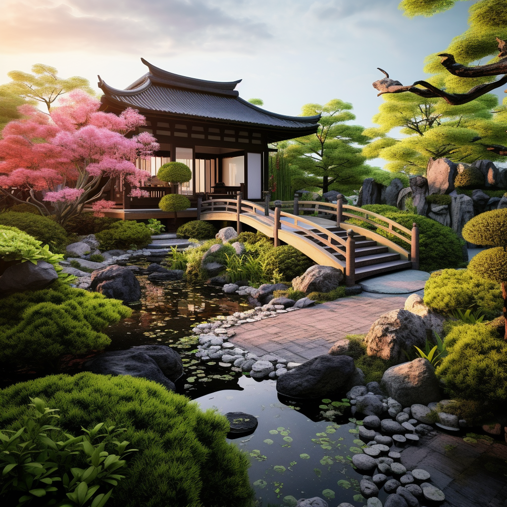 Beautiful Japanese Style Garden