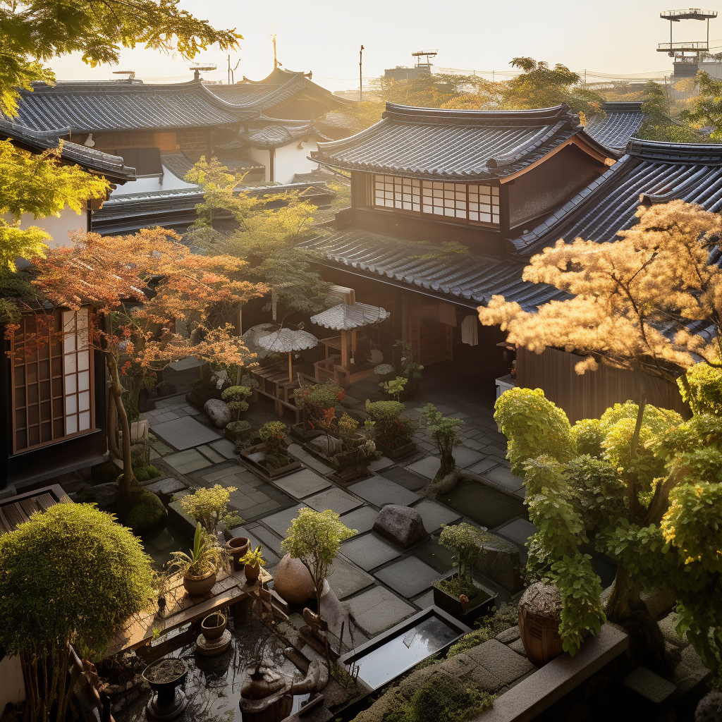 Cozy Courtyard with Vegetable and Fruit Trees