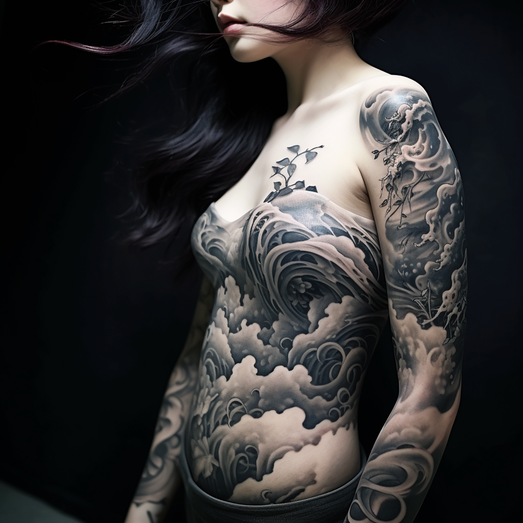 Japanese unique style tattoo ideas