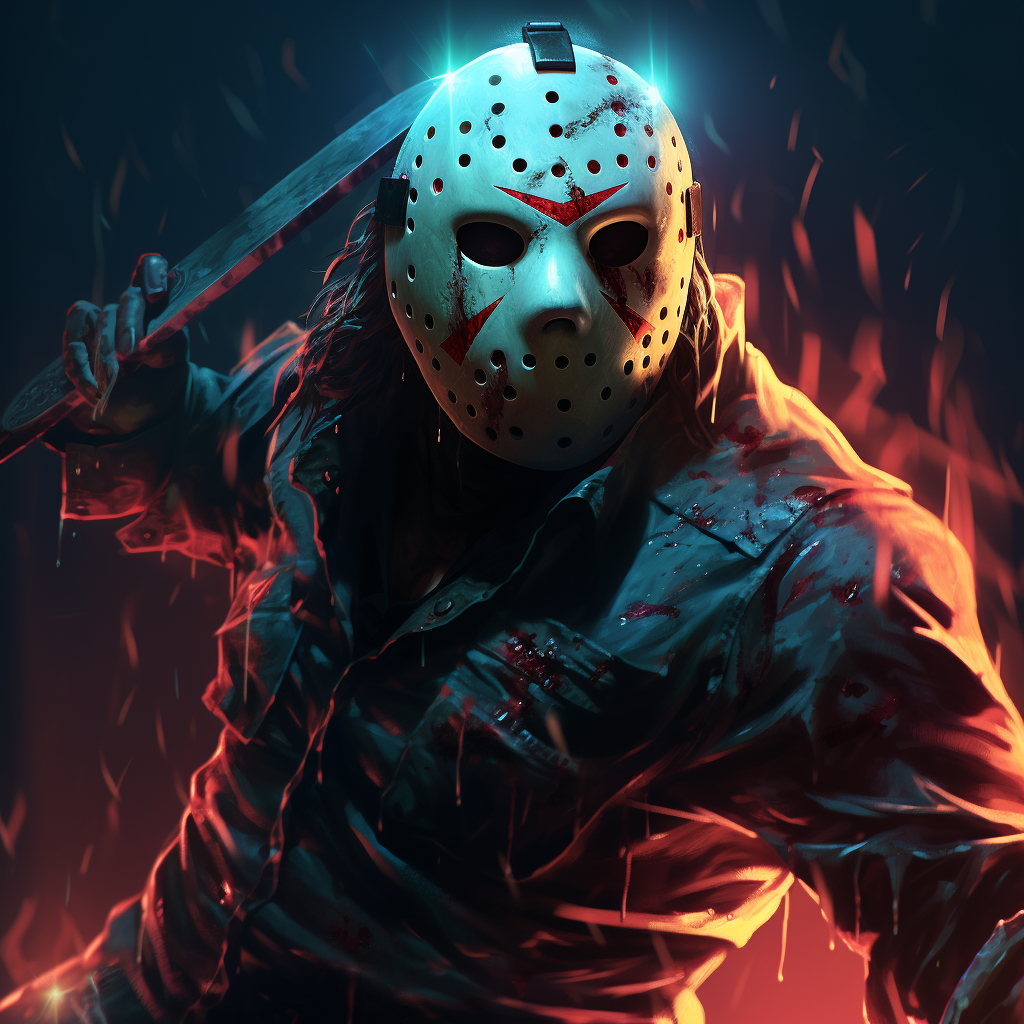 Jason Voorhees tearing Friday 13th calendar