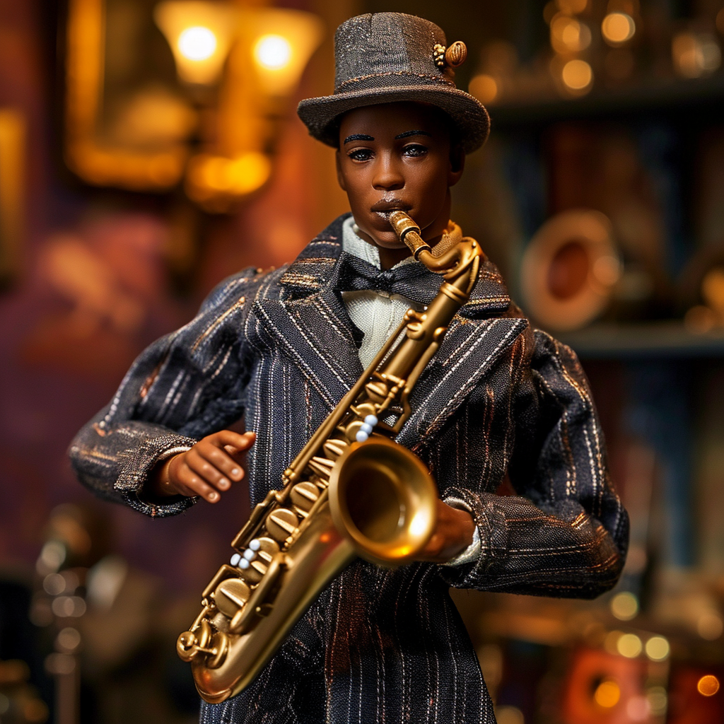 Jazz Musician in 1920 New Orleans