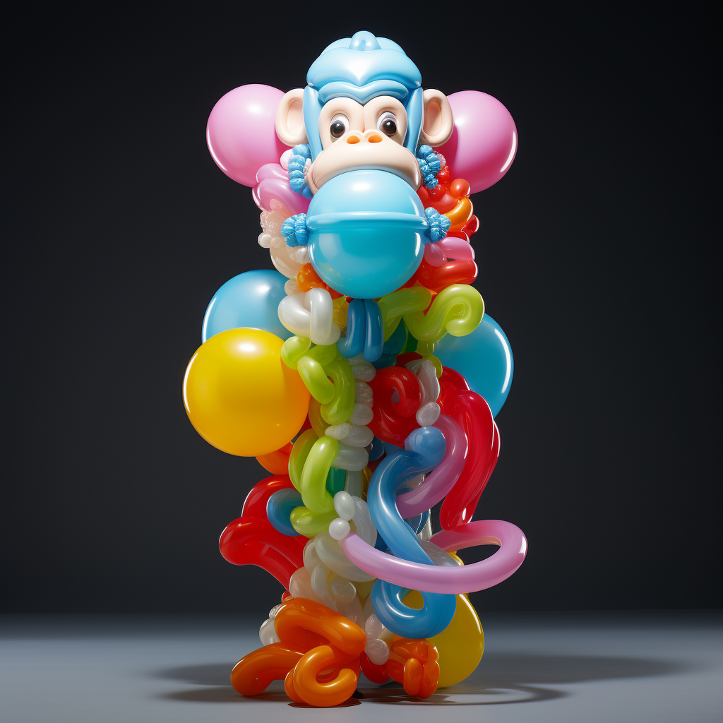 Colorful Balloon Sculpture by Jeff Koons