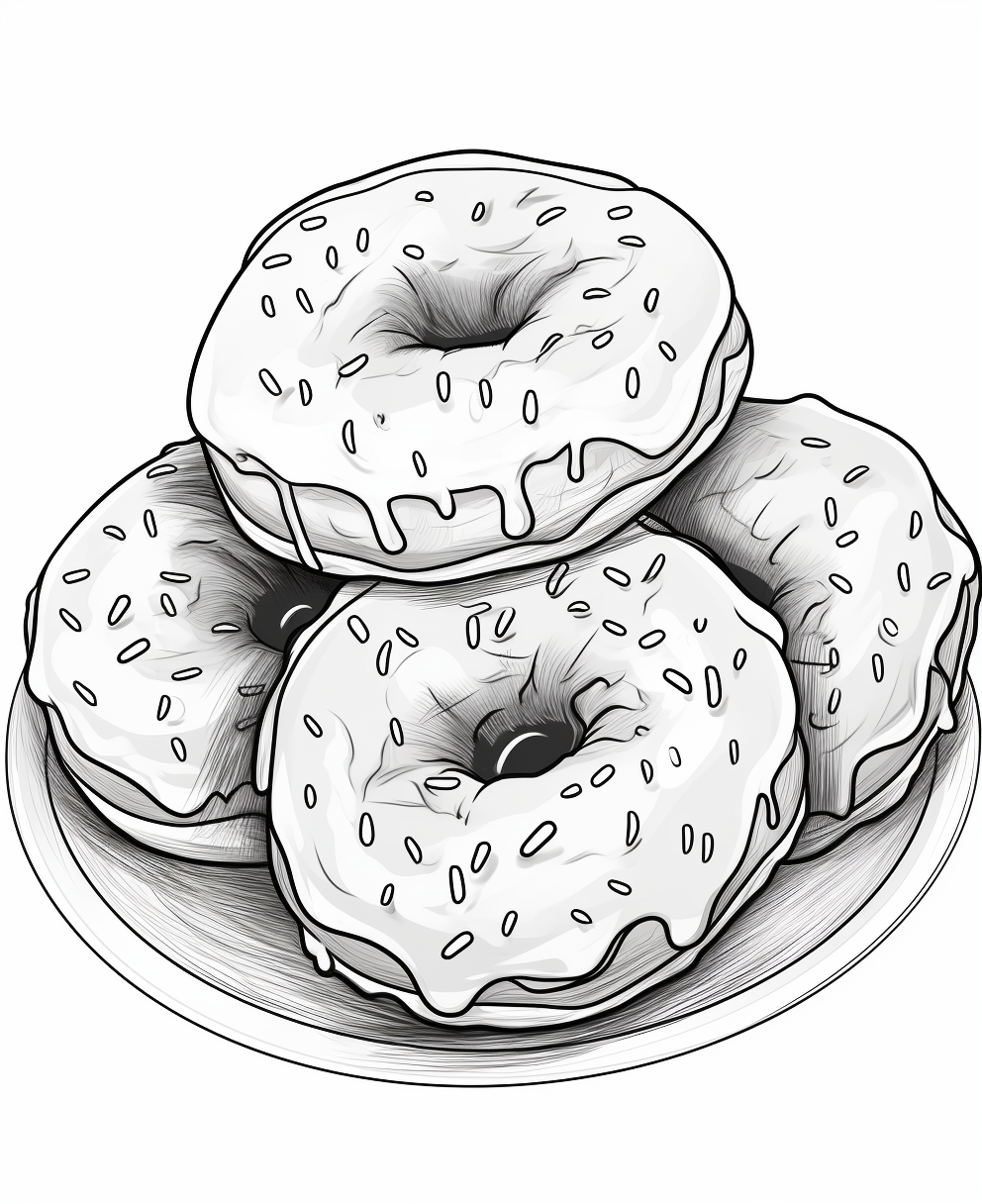 Jelly-Filled Donuts Illustration