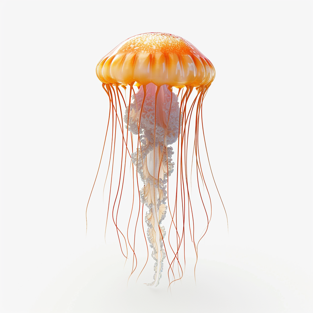 Realistic Jellyfish 3D Render