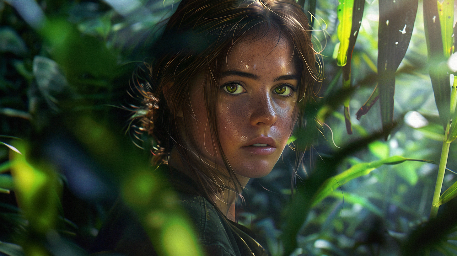 Jenna Coleman Lara Croft Jungle