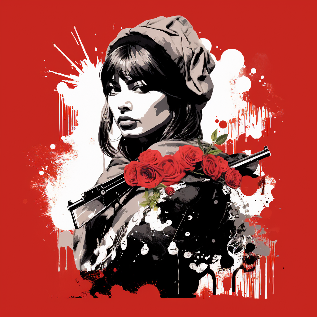 Jenni Rivera T-Shirt Design Bansky Style