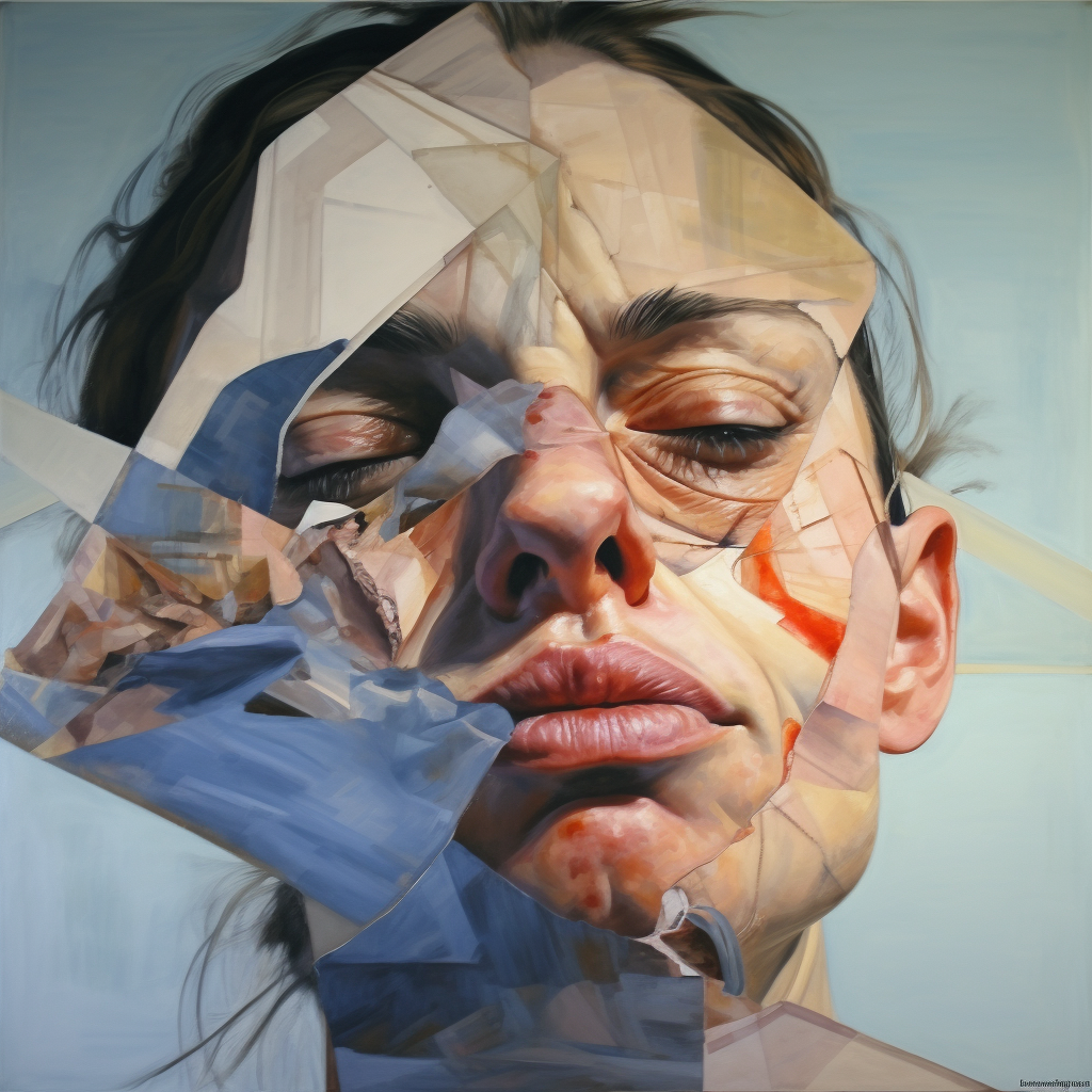 Artistic collaboration between Jenny Saville and Lucien Freud