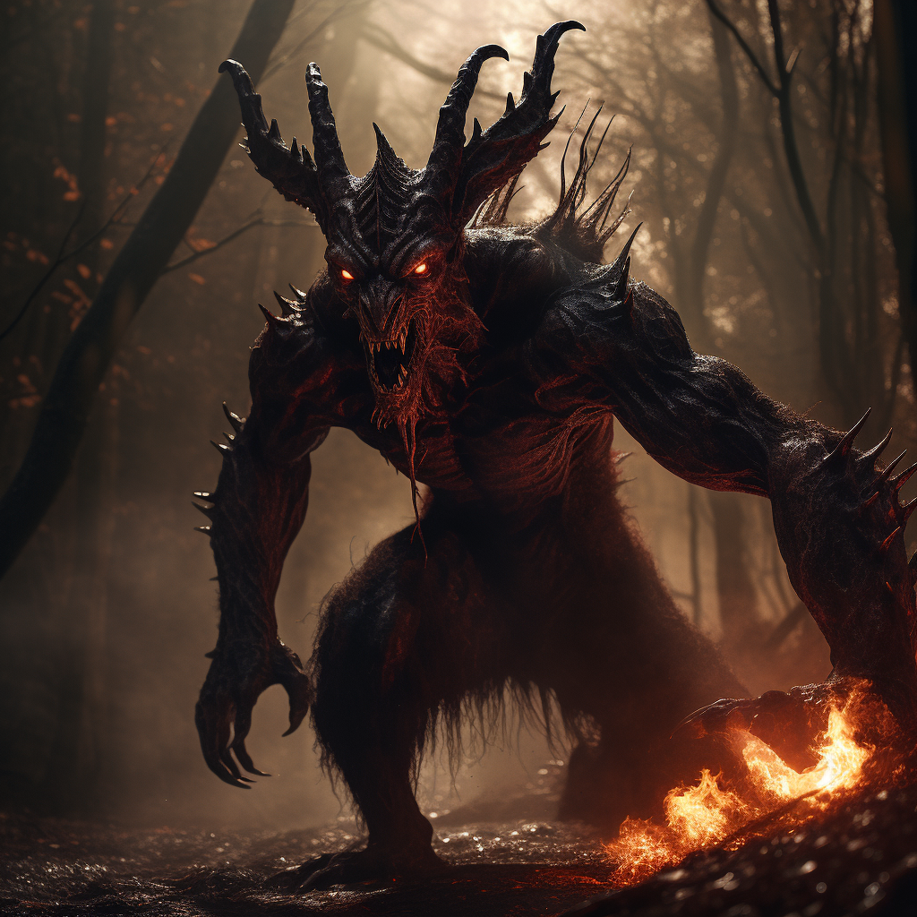 Jersey Devil Cinematic Lighting Image