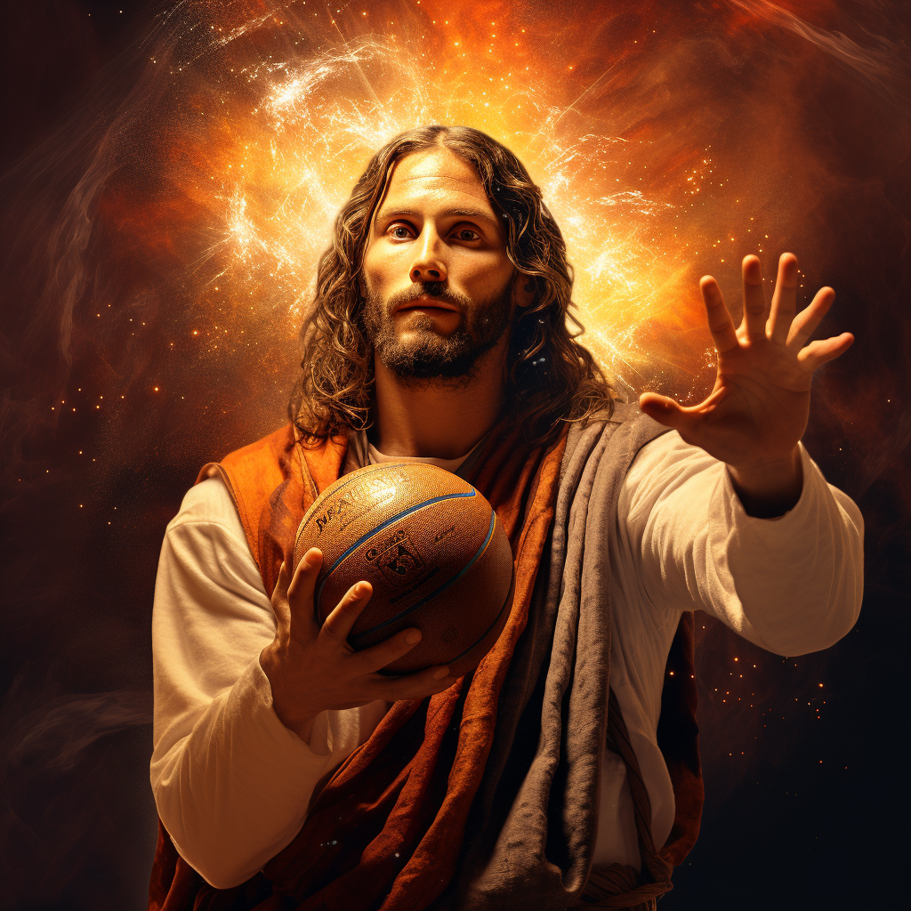 Jesus Christ NBA Logo Image