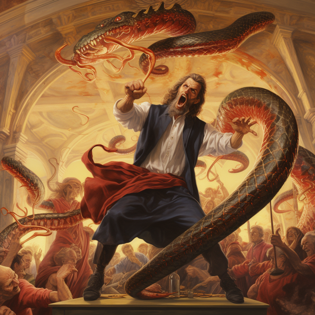 Mighty Jesus Overcomes Serpent's Attack