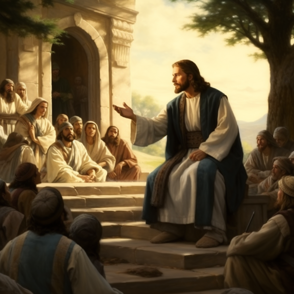 Jesus beginning his public ministry