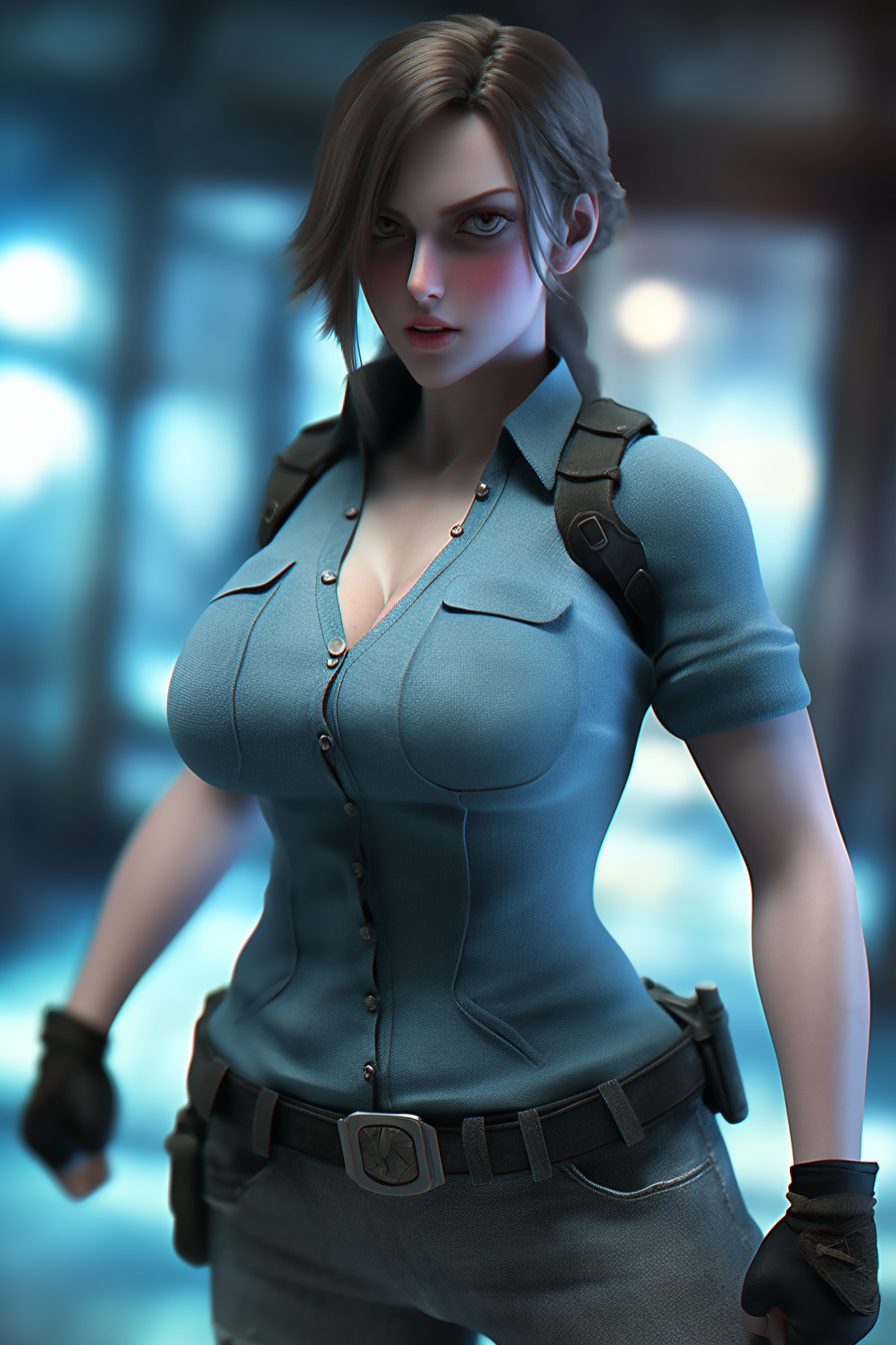 Jill Valentine in stunning outfit