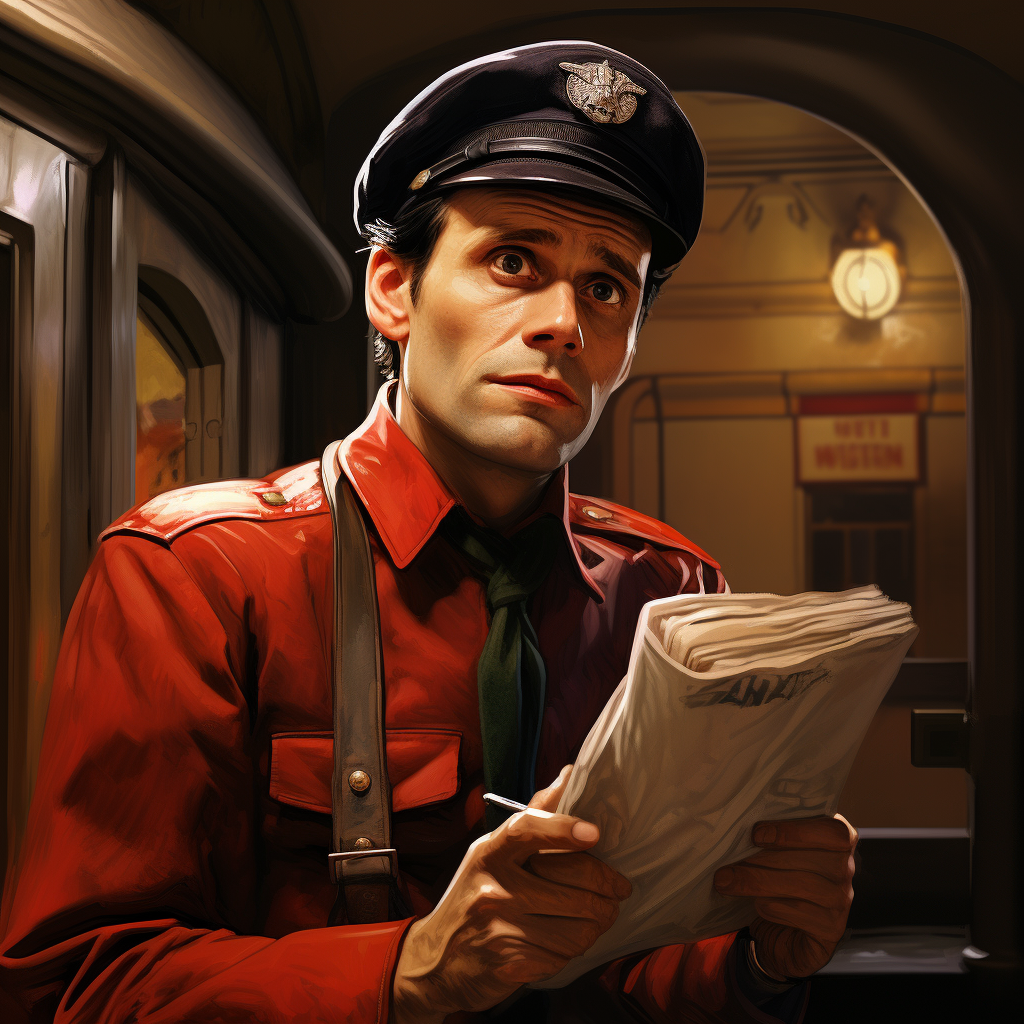 Jim Carrey as the Postman in Amelie Poulain