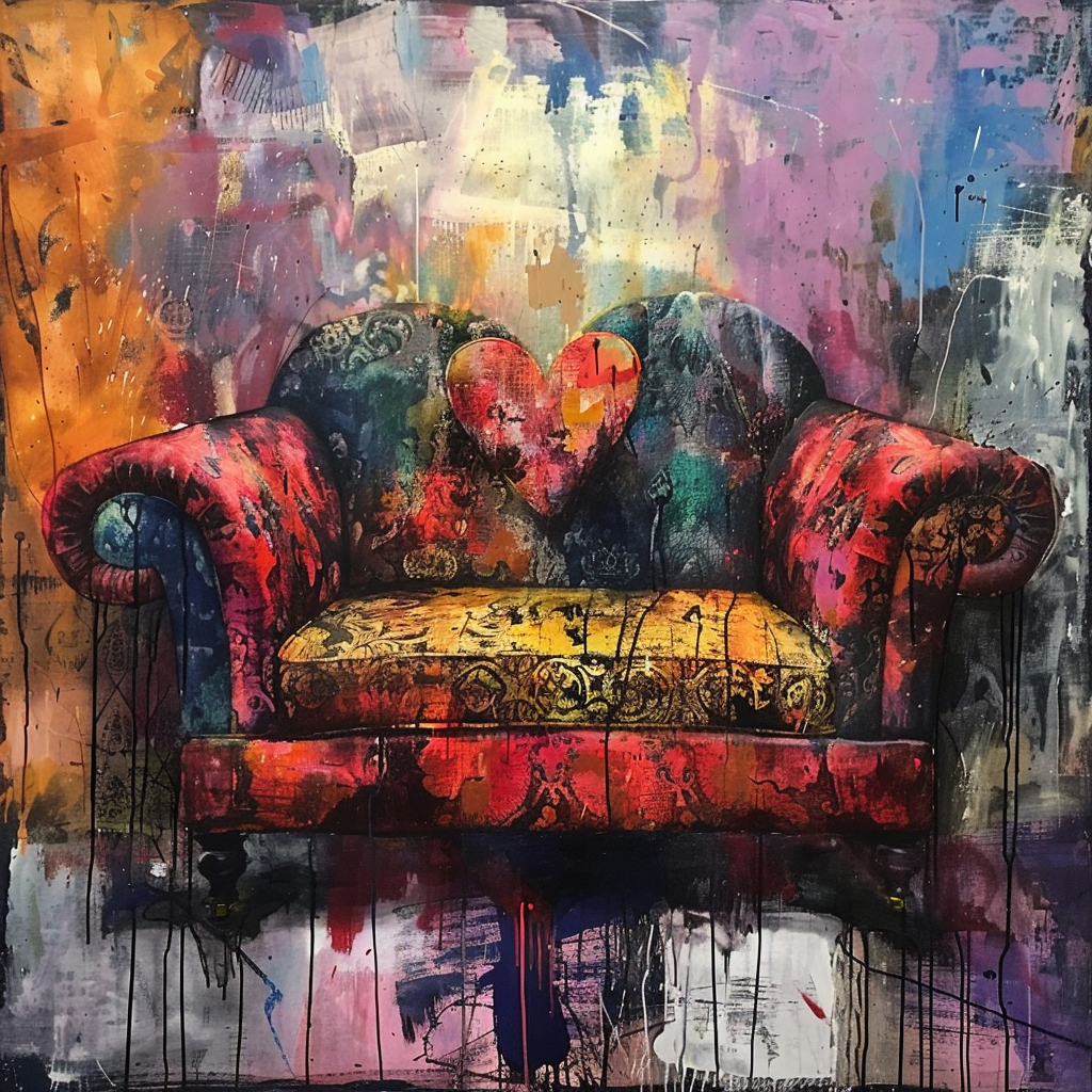 Jim Dine Art Couch Image