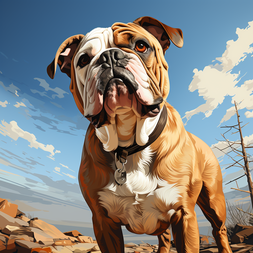 Bulldog Illustration